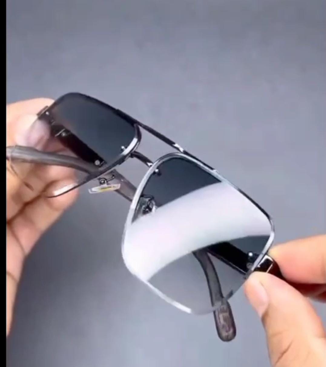 Sunglasses with Elongated