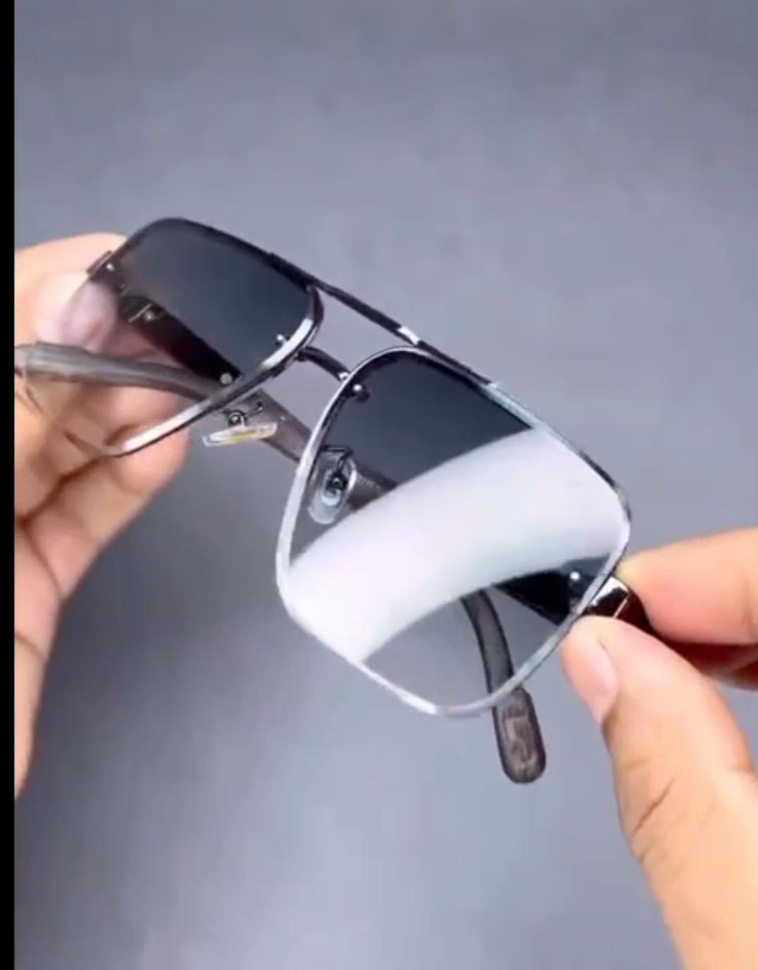 Sunglasses with Elongated