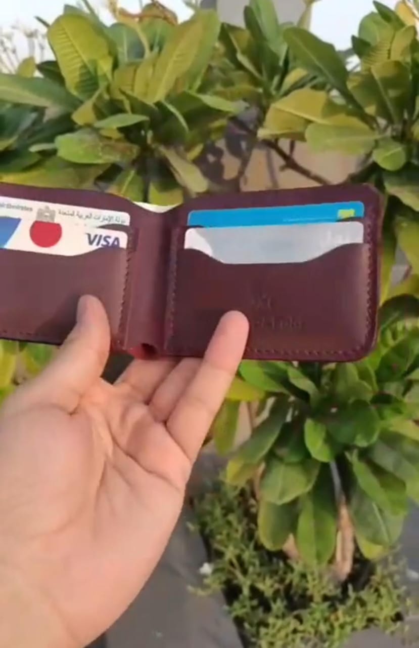 Leather wallet for men stylish leather