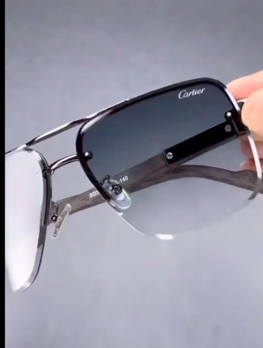 Sunglasses with Elongated