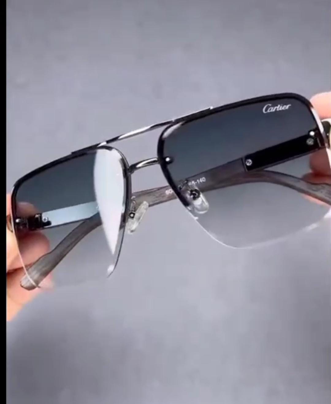 Sunglasses with Elongated