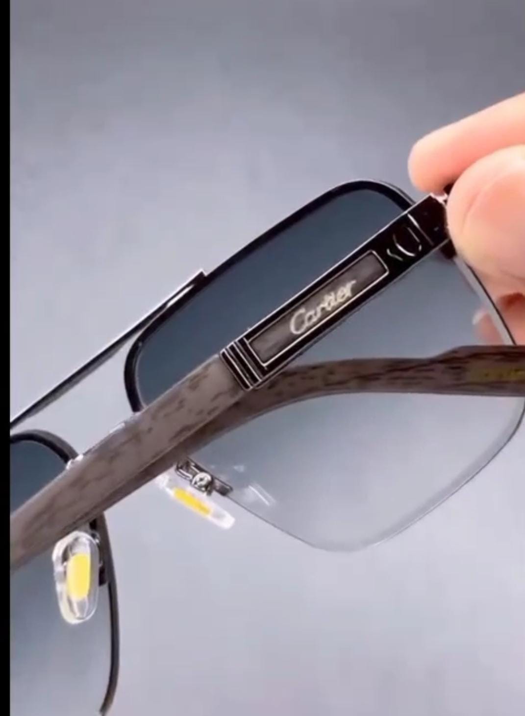 Sunglasses with Elongated