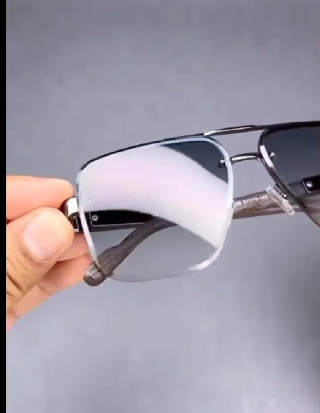 Sunglasses with Elongated