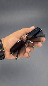 Sunglasses with Elongated