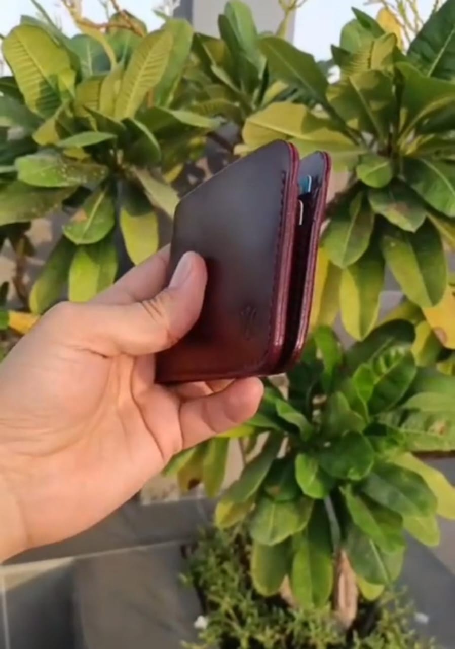 Leather wallet for men stylish leather